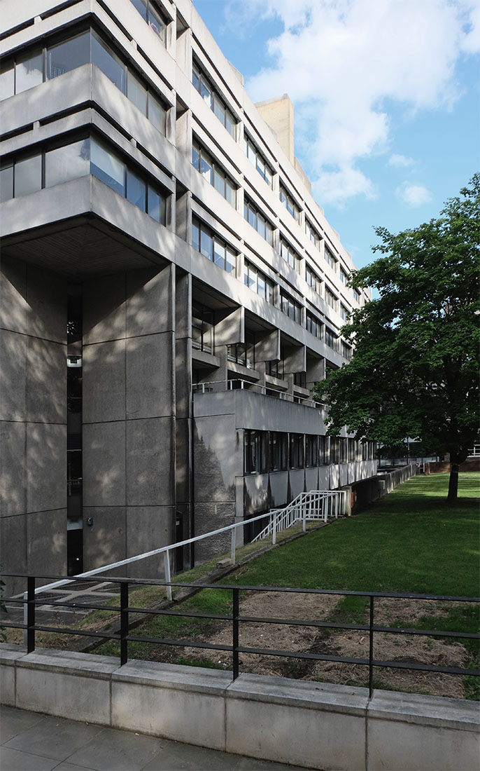 Denys Lasdun - Philips Building of School of Oriental and African Studies
