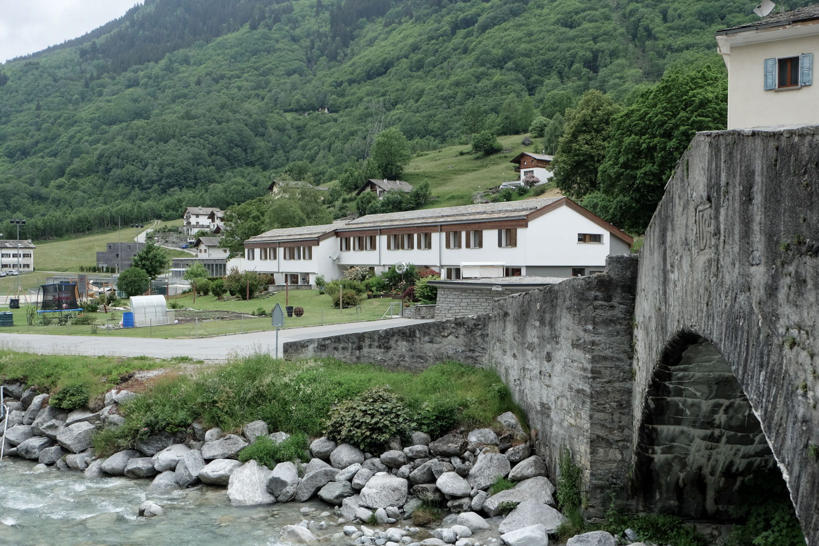 Bruno Giacometti - EWZ Residential Buildings
                Vicosoprano