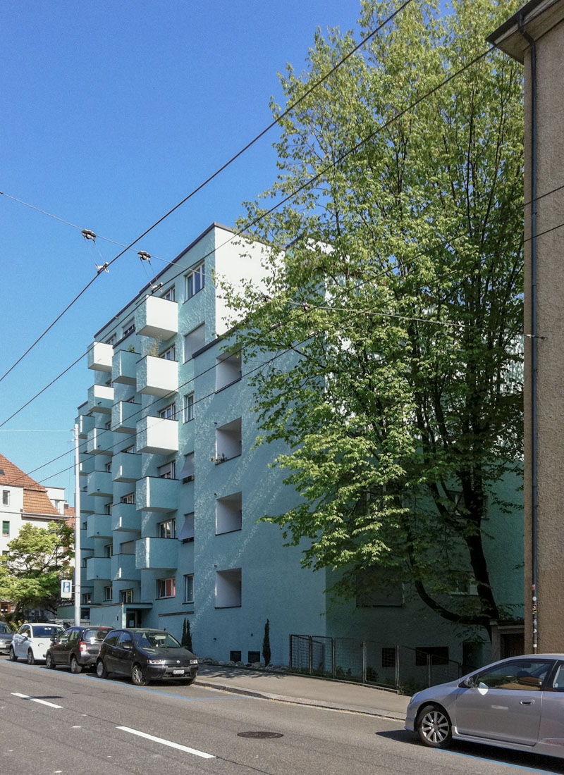 Ernst Gisel - Apartment Building Hegibachstrasse Zürich